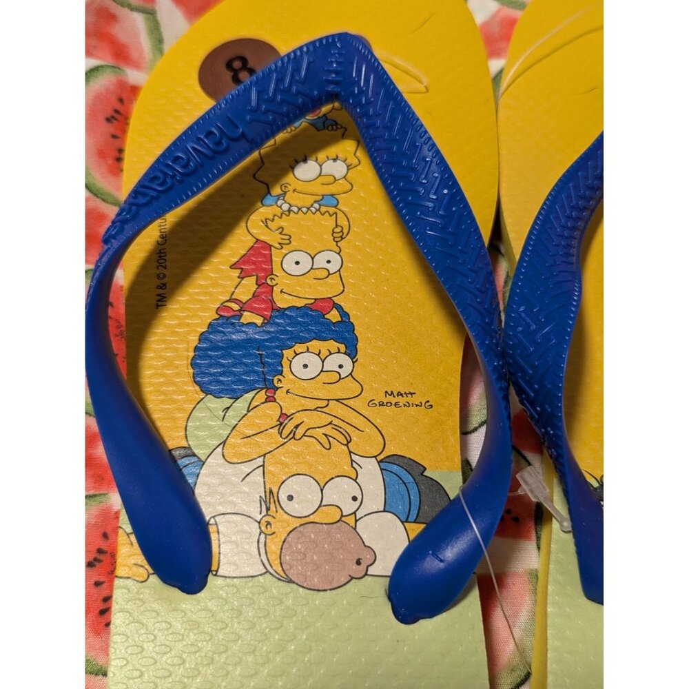 The Simpson's Havaians Flip Flops - Picture 2 of 5